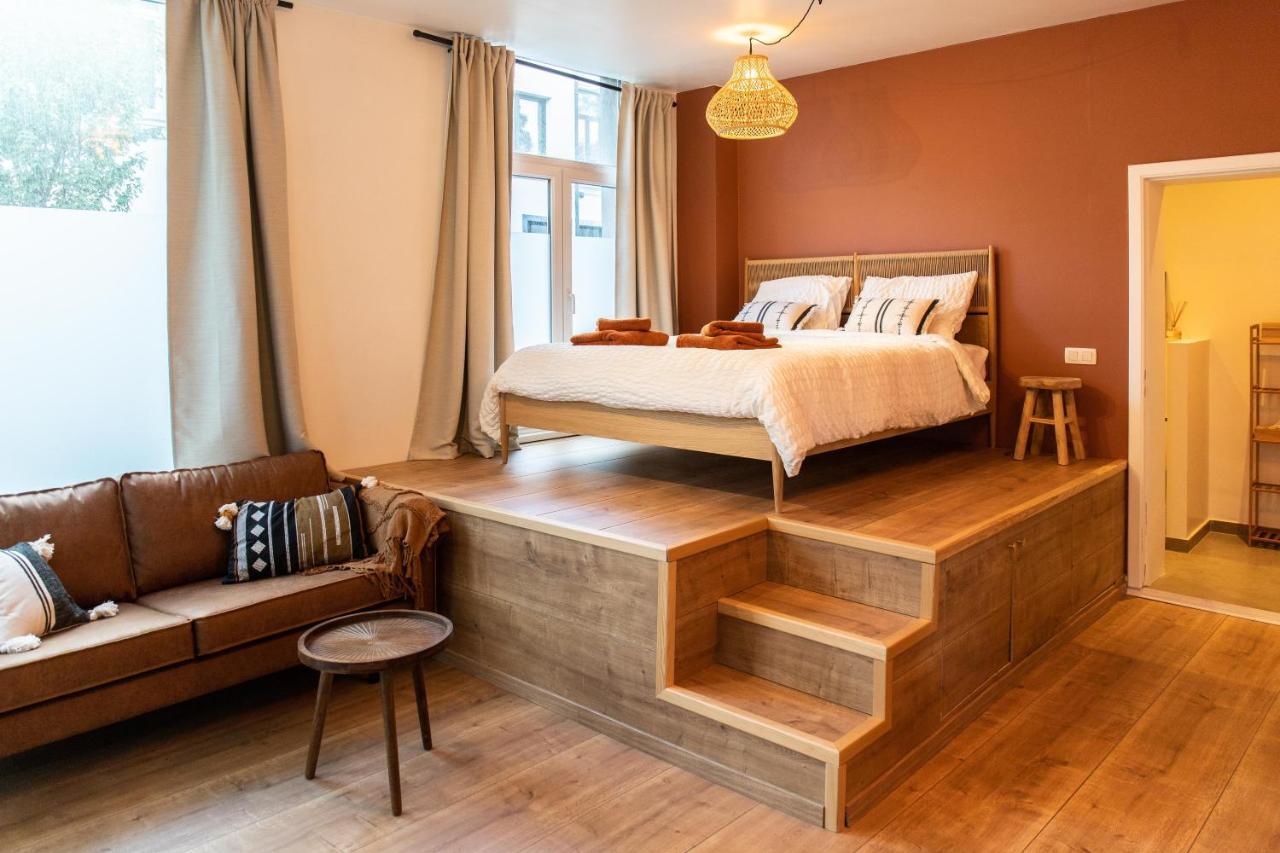 Romantische Studio In Harmoniewijk แอนต์เวิร์ป ภายนอก รูปภาพ